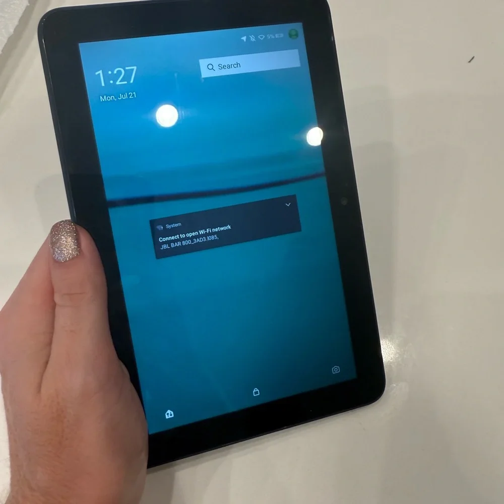 Amazon Fire Tablet 7” display